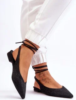 Baleríny na šněrování model 178022 Step in style
