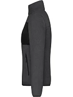 Daiber JN 1311 Dámská fleecová bunda 02.1311 dark melange/black Daiber JN 1311 Dámská fleecová bunda 02.1311 dark melange/black