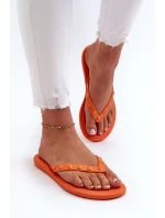 Ploché Pružné Sandály Japonské Dámské ZAXY JJ285254 Oranžové