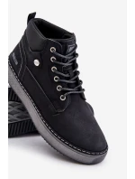 Pánské Šněrovací Boty Big Star OO174559 Hi-Poly System Černé Pánské Šněrovací Boty Big Star OO174559 Hi-Poly System Černé
