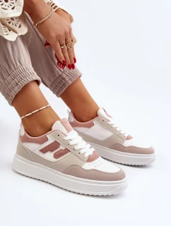 Dámské béžové nízké tenisky Regines