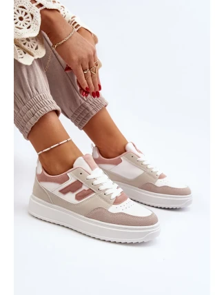 Dámské béžové nízké tenisky Regines