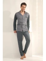 PÁNSKÉ ROZEPÍNACÍ PYŽAMO 797 4XL