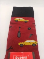 Milena ponožky 0125-129 Auta a nářadí 39-46