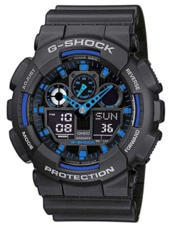 Pánské hodinky CASIO G-SHOCK GA-100-1A2ER + krabice