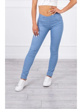 Barevné kalhoty z lehkého denimu Barevné kalhoty z lehkého denimu