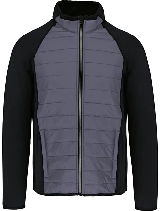 Kariban ProAct PA 233 Sportovní hybridní strečová bunda 20.P233 sporty grey/black Kariban ProAct PA 233 Sportovní hybridní strečová bunda 20.P233 sporty grey/black