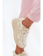 Dámské sportovní tenisky Big Star TT274326 HI-POLY SYSTEM Béžové