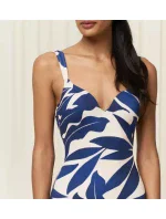 Dámské jednodílné plavky Summer Allure OWP 01 tmavě modré - Triumph