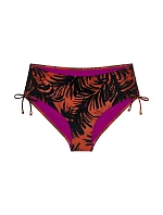 SUMMER PALM - Maxi-bikini spodky: vysoké krytí a nastavitelné boky Triumph