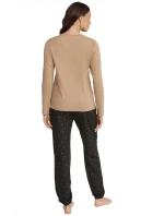 Dámské pyžamo 40936 Glam beige - HENDERSON Dámské pyžamo 40936 Glam beige - HENDERSON