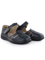 Dámská pohodlná prolamovaná obuv na suchý zip Unisoft 9955