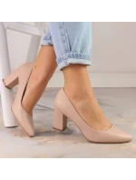 Dámské lodičky Sergio Leone v tělové barvě PB414