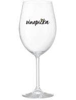 VÍNOPIČKA - čirá sklenice na víno 350 ml VÍNOPIČKA - čirá sklenice na víno 350 ml