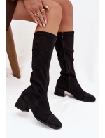 Kozačky na podpatku  model 220220 Step in style