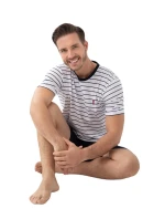 Pánské pyžamo Luna 808 v plné délce M-2XL Pánské pyžamo Luna 808 v plné délce M-2XL