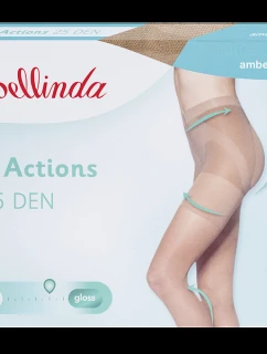 Formující punčochové kalhoty 3ACTIONS 25 DEN - BELLINDA - amber