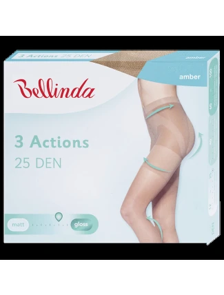 Formující punčochové kalhoty 3ACTIONS 25 DEN - BELLINDA - amber
