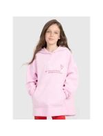 Dívčí mikina oversize s kapucí 4F 4FJRAW25TSWSF2429-56S