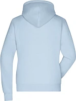 Daiber 8033 Dámská mikina s kapucí "Lounge" 02.8033 light blue