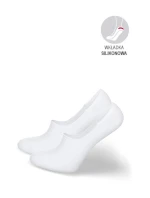 Dámské ponožky microstopky bambusové bílé