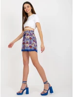 Dámské šortky D73770M62233KB fialová - FPrice