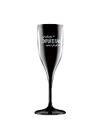 Personalizovaná nerozbitná prosecco sklenice - ... protože [doplň si sám] není prdel ...