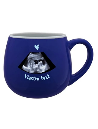 Personalizovaný keramický buclatý hrneček s ultrazvukem Personalizovaný keramický buclatý hrneček s ultrazvukem