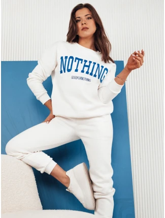 Dámský teplákový komplet NOTHING ecru FashionStreet AY0758