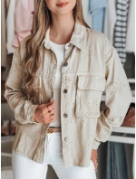 Dámská přechodná bunda v jedné velikosti v barvě hvězd STRASHINE cappuccino FashionStreet TY4846 Dámská přechodná bunda v jedné velikosti v barvě hvězd STRASHINE cappuccino FashionStreet TY4846