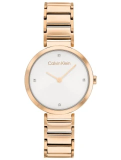 Dámské minimalistické hodinky CALVIN KLEIN T Bar 25200140 + BOX