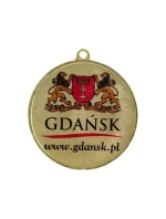 Zlatá medaile - běh - ocelová medaile s potiskem luxor jet