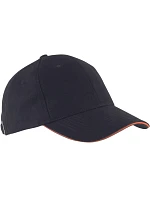 K-up KP 011 6 Panelová sandwich kšiltovka "Orlando" 20.0011 black/orange K-up KP 011 6 Panelová sandwich kšiltovka "Orlando" 20.0011 black/orange
