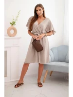 Šaty s překládaným výstřihem fango