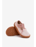 Dětské pantofle na suchý zip lesklé Barefoot Froddo Cannvas G1700439-2 Růžové Dětské pantofle na suchý zip lesklé Barefoot Froddo Cannvas G1700439-2 Růžové