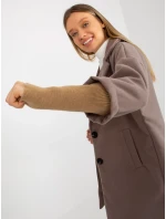 Dámský kabát TW CZ BI 2021799.51 hnědá - FPrice
