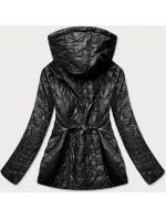 Černá prošívaná dámská bunda (BR0121) Černá prošívaná dámská bunda (BR0121)