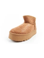 Lee Cooper snow boots women winter fashion fur insulated boots brown dámské