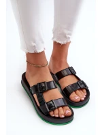 Dámské Sandály Na Ploché Podrážce ZAXY LL285073 Černé