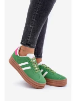 Dámské Tenisky Na Platformě Zelené Egelia