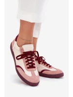 Dámské Kožené Tenisky Zazoo N1220 Béžové