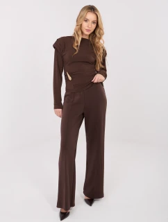 Kalhoty MJ SP H3061.03 tmavě hnědé