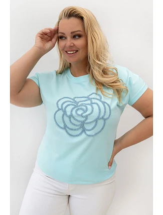 T-shirt plus size s květinovým vzorem model 230448 Relevance