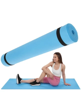 Podložka na jógu 1800x600x4MM EVA BLUE XQMAX