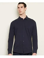 NEOBLU Basile Men Piqué košile s dlouhým rukávem 24.3777 night blue NEOBLU Basile Men Piqué košile s dlouhým rukávem 24.3777 night blue