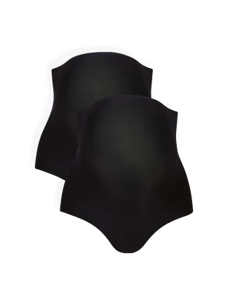 Essential těhotenské kalhotky dvojité balení 1757-2 black - Anita Maternity