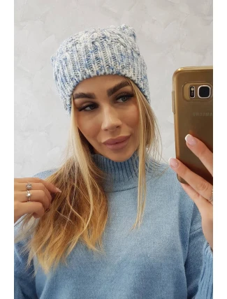 Fleecová čepice Adela K282 modrá Fleecová čepice Adela K282 modrá