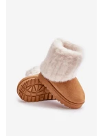 Dětské Sněhule S Kožíškem Camel Crisie