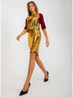 Sukně LK SD 507019.49 bordó