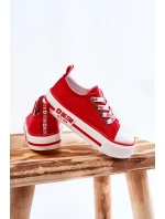 Dětské látkové tenisky BIG STAR KK374071 červená